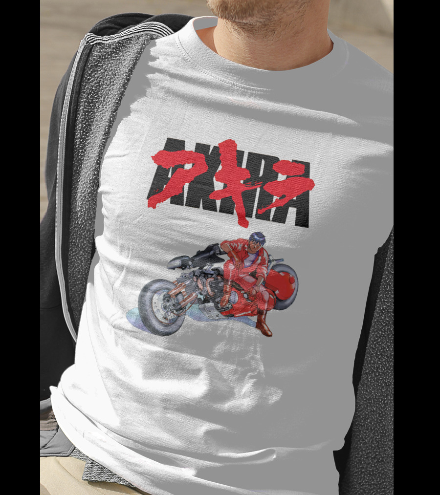AKIRA Iconic Kaneda And Motorcycle Scene T-Shirt