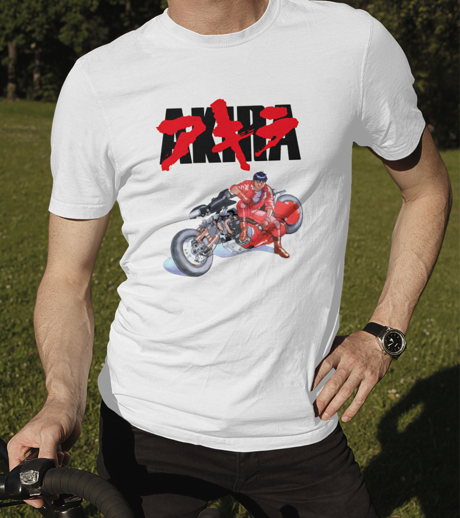 AKIRA Iconic Kaneda And Motorcycle Scene T-Shirt