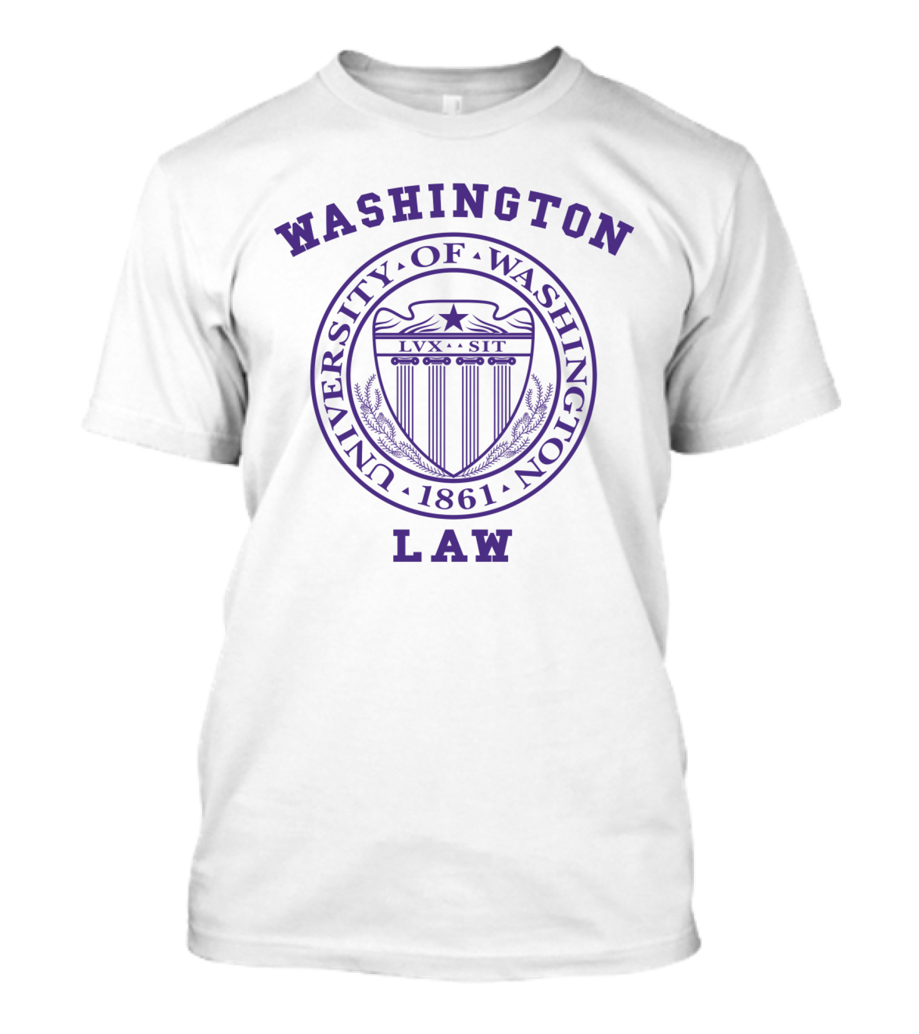 University Of Washington Law School Seal 1861 T-Shirt