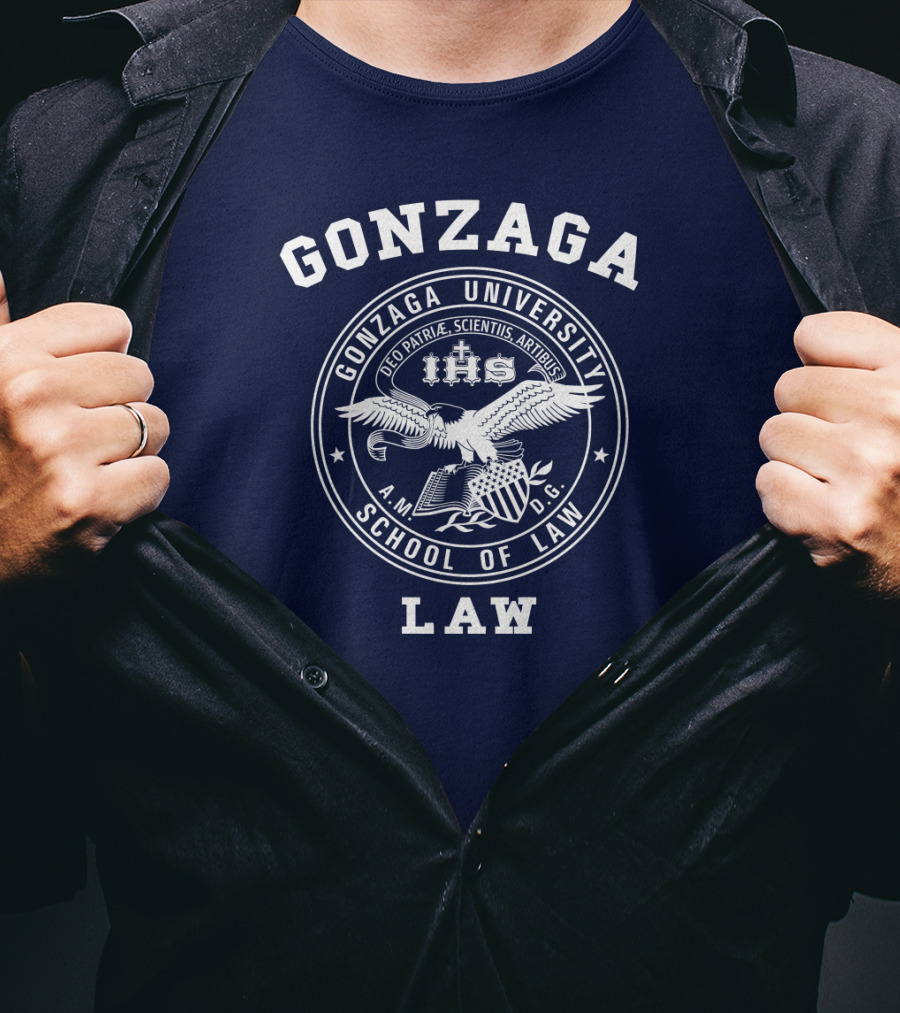Gonzaga University School Of Law Seal Emblem T-Shirt