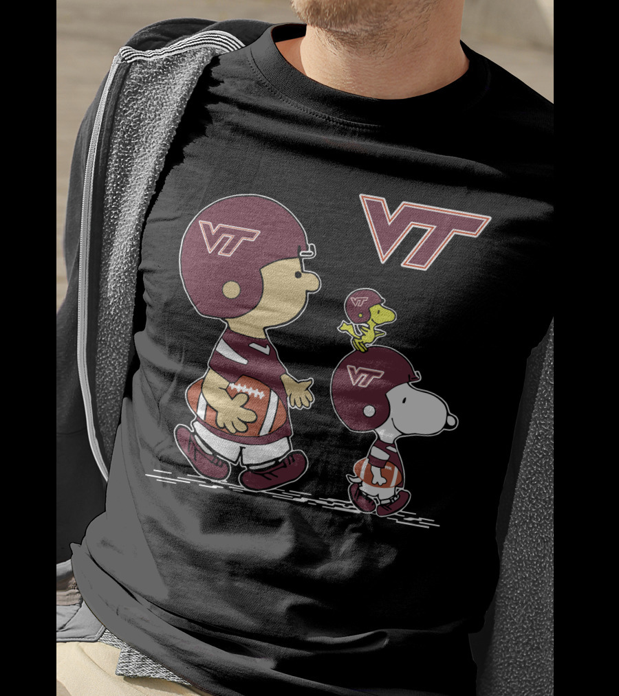 Virginia Tech Hokies Football VT Characters T-Shirt