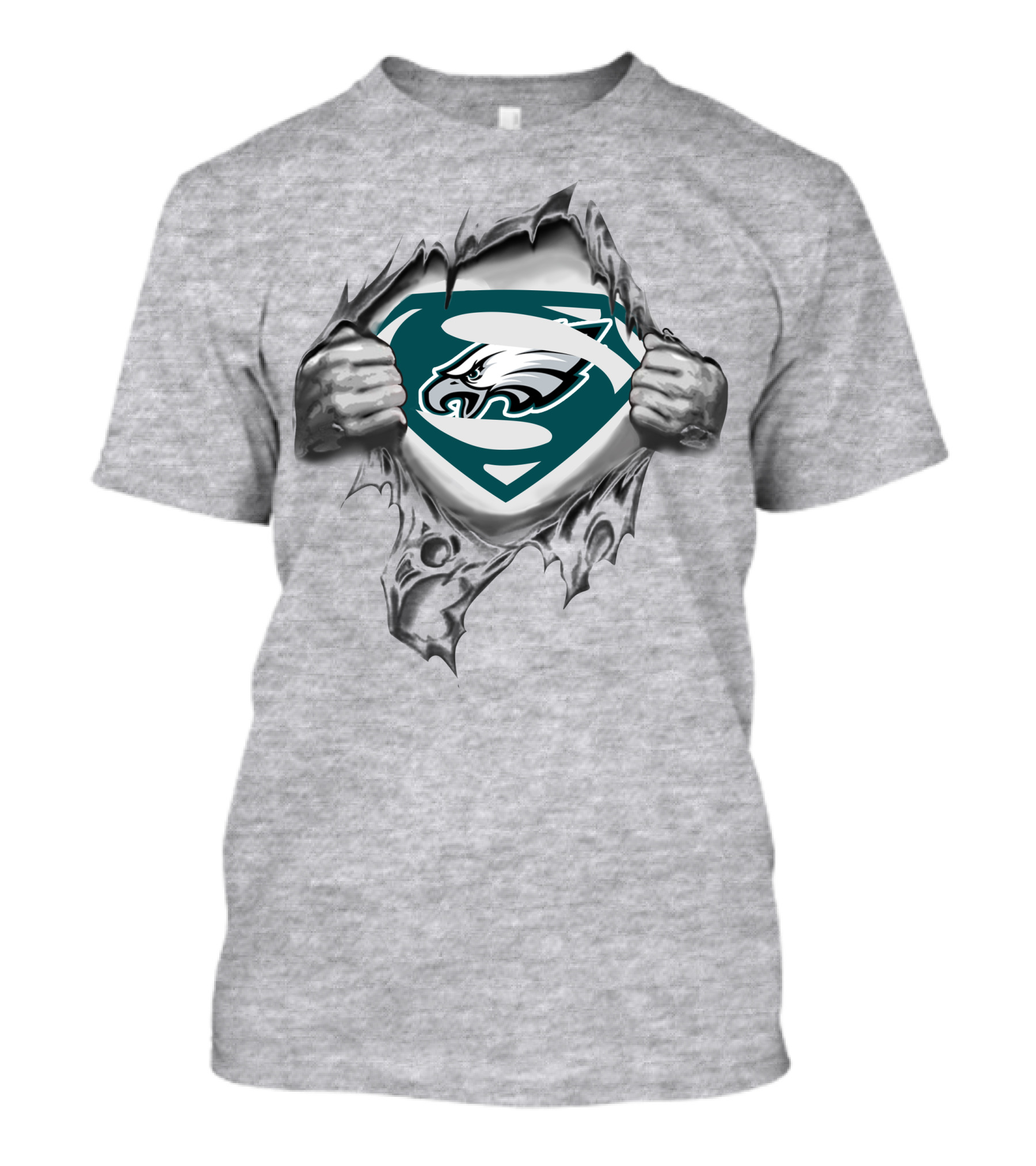 Philadelphia Eagles Superman Logo Reveal T-Shirt