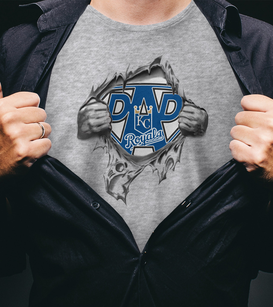 Kansas City Royals Super Dad Hero T-Shirt