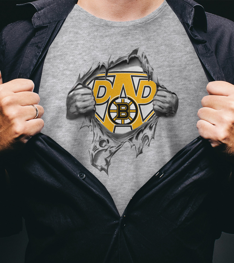 Boston Bruins Super Dad T-Shirt