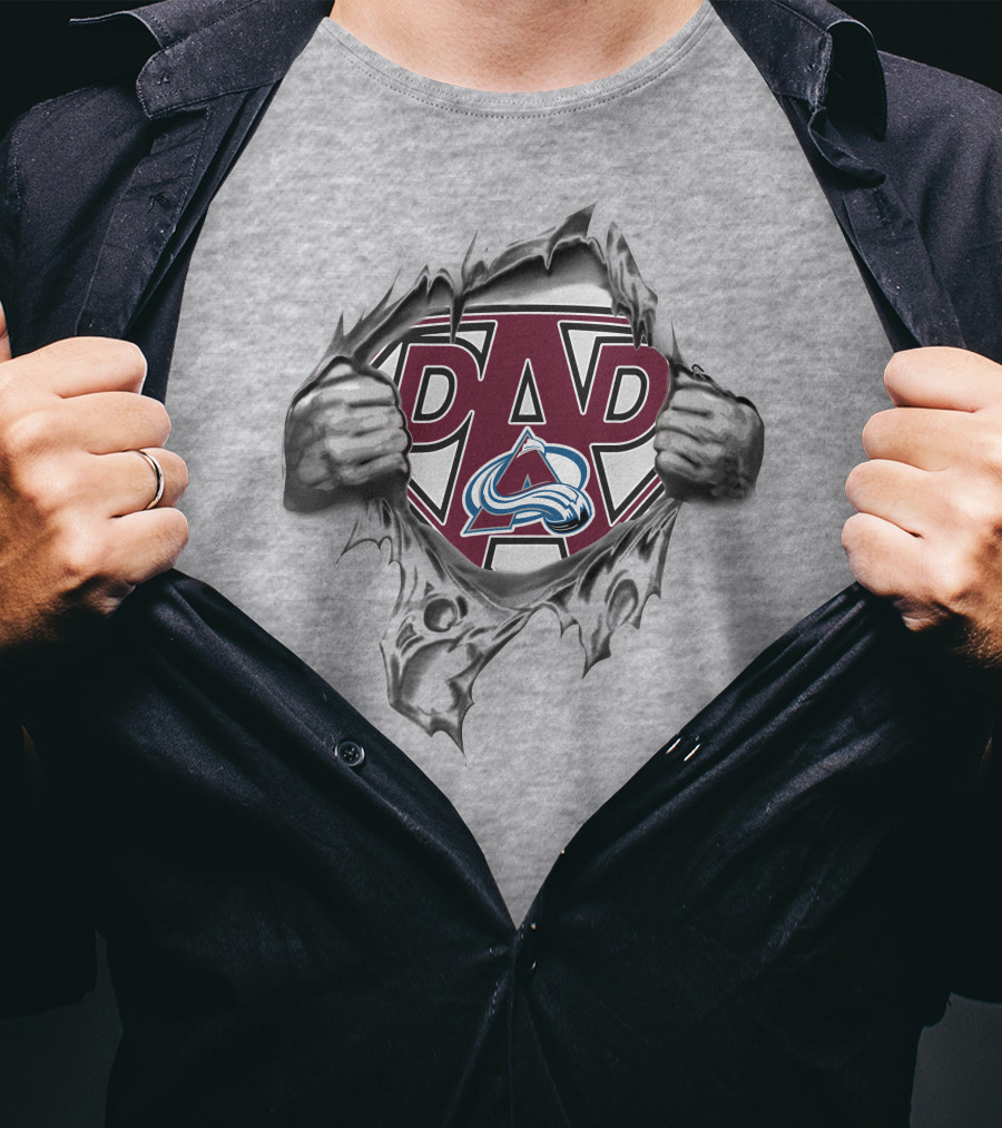 Colorado Avalanche Super Dad T-Shirt
