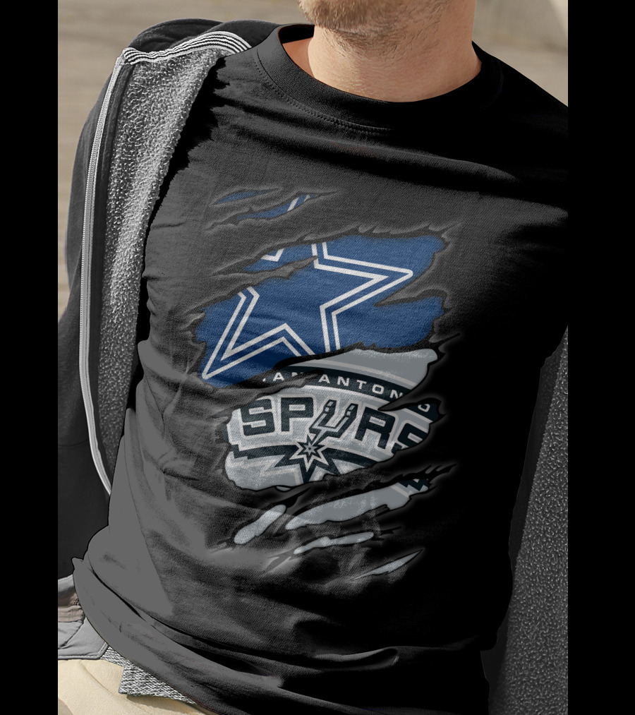 Dallas Cowboys San Antonio Spurs Fusion T-Shirt