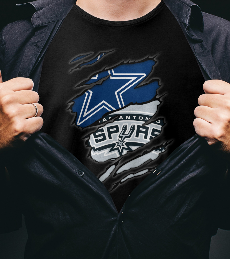 Dallas Cowboys San Antonio Spurs Fusion T-Shirt