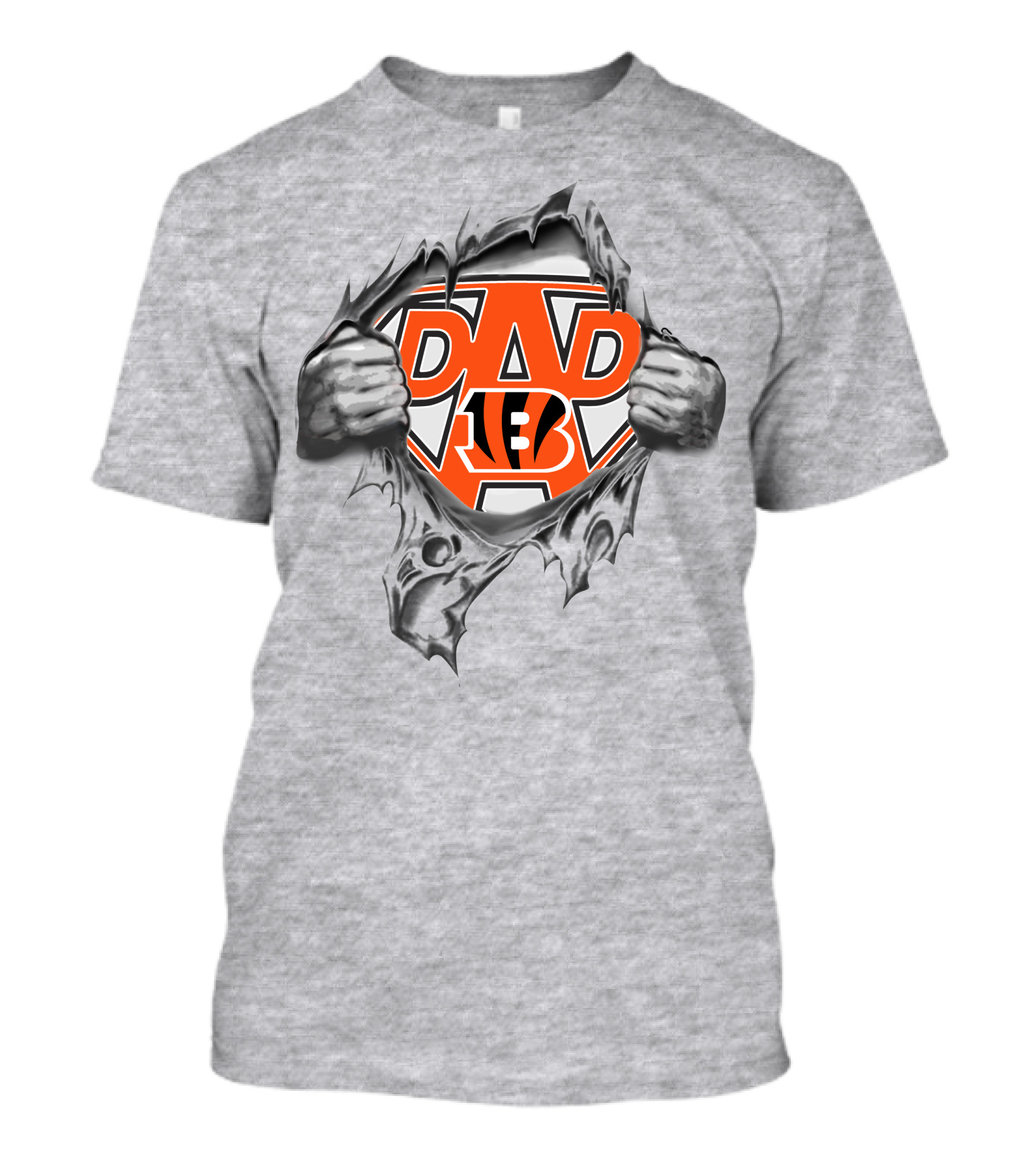Cincinnati Bengals Super Dad Logo Superman T-Shirt