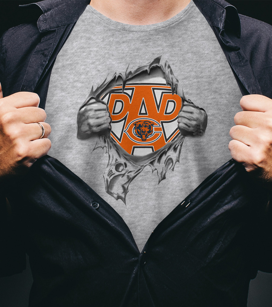 Chicago Bears Dad Hero T-Shirt
