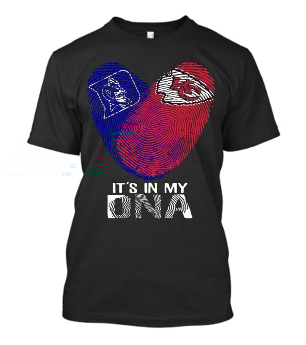 Duke Blue Devils Kansas City Chiefs It's In My Dna T-Shirt