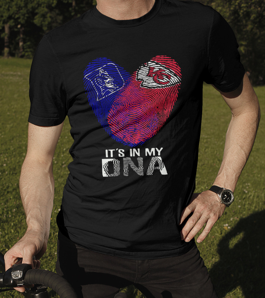 Duke Blue Devils Kansas City Chiefs It's In My Dna T-Shirt