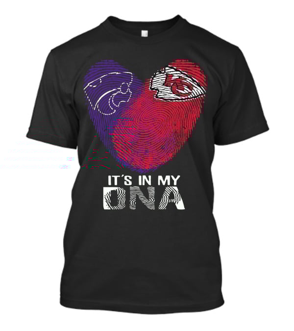 Kansas State Wildcats Chiefs It's In My Dna T-Shirt