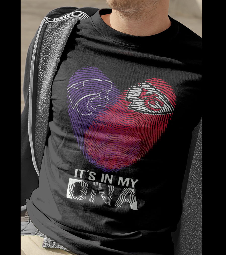 Kansas State Wildcats Chiefs It's In My Dna T-Shirt
