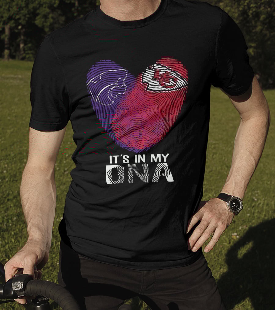 Kansas State Wildcats Chiefs It's In My Dna T-Shirt