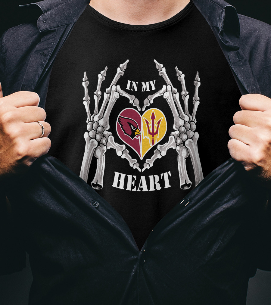 In My Heart Cardinals Arizona State T-Shirt