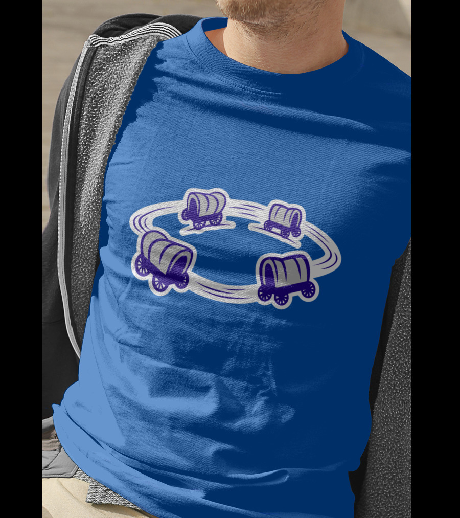 Circle The Wagons Buffalo Football Team Inspired Concept T-Shirt