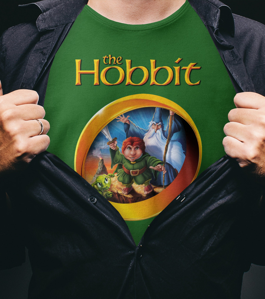 The Hobbit Gandalf Bilbo Baggins Adventure Ring T-Shirt