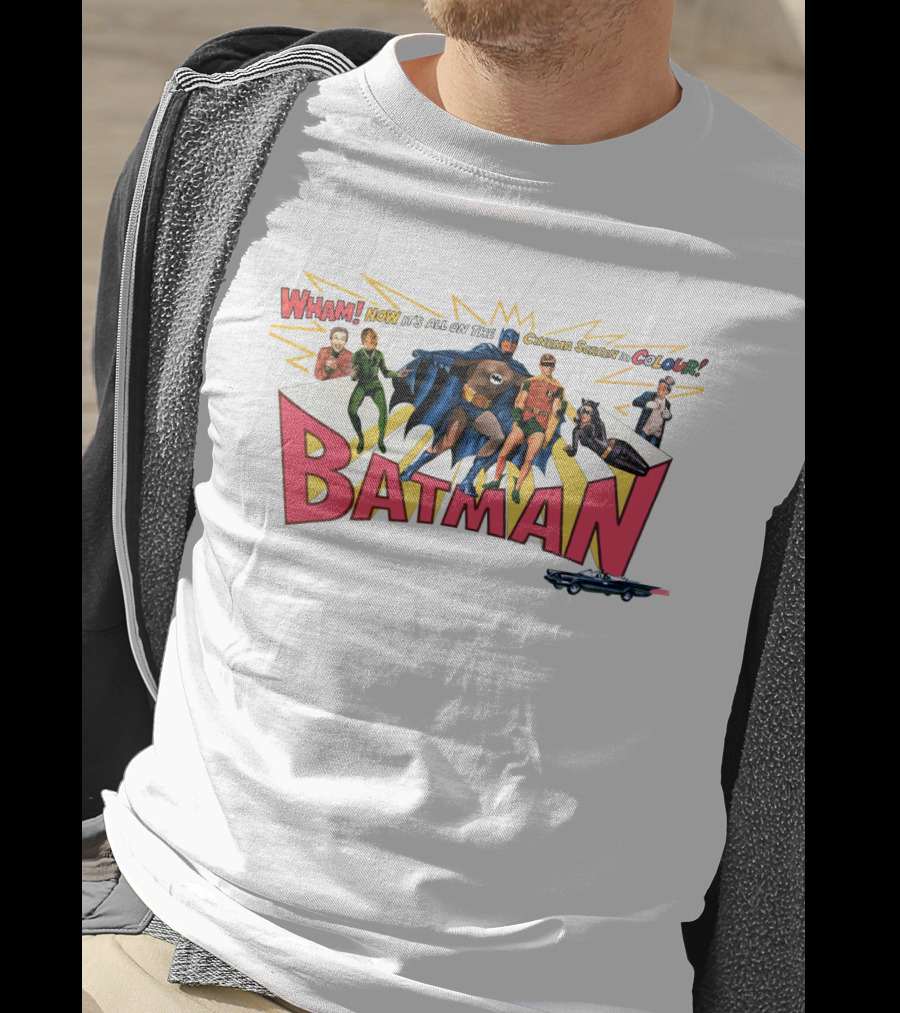 WHAM Now It's All On The Cinema Screen In Colour Batman T-Shirt