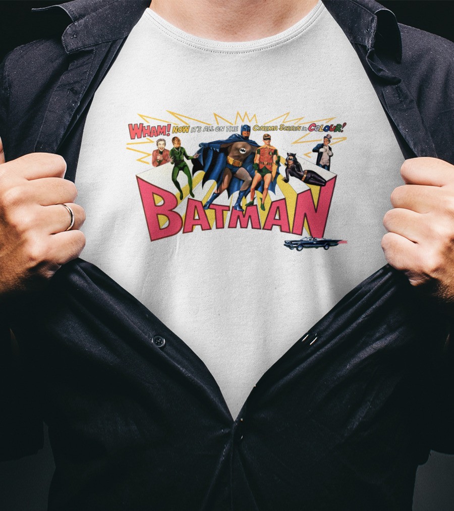 WHAM Now It's All On The Cinema Screen In Colour Batman T-Shirt