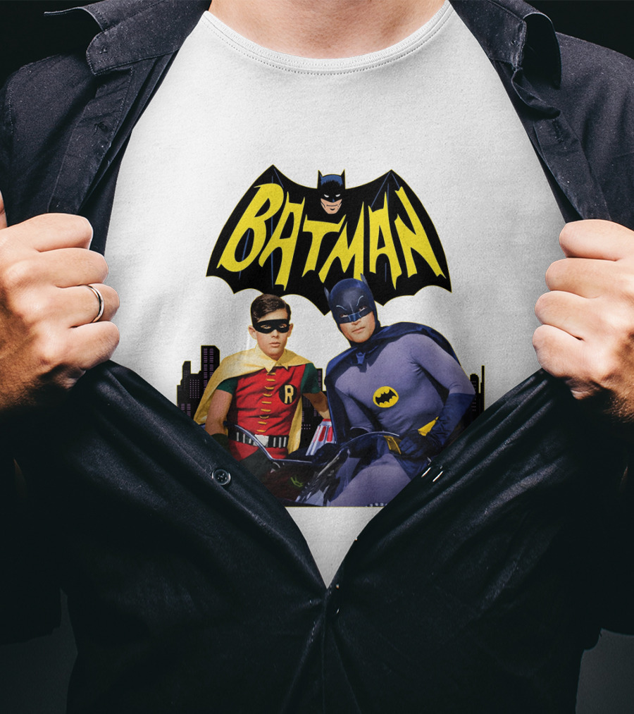 Batman Robin Classic TV Series Duo T-Shirt