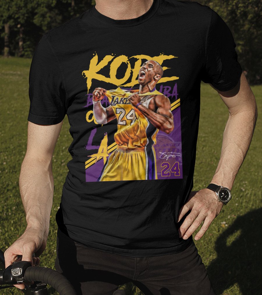 Kobe Bryant Black Mamba Los Angeles Lakers 24 T-Shirt