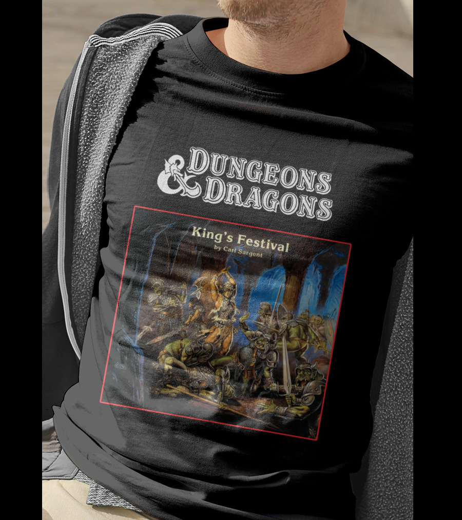 Dungeons And Dragons King's Festival By Carl Sargent T-Shirt