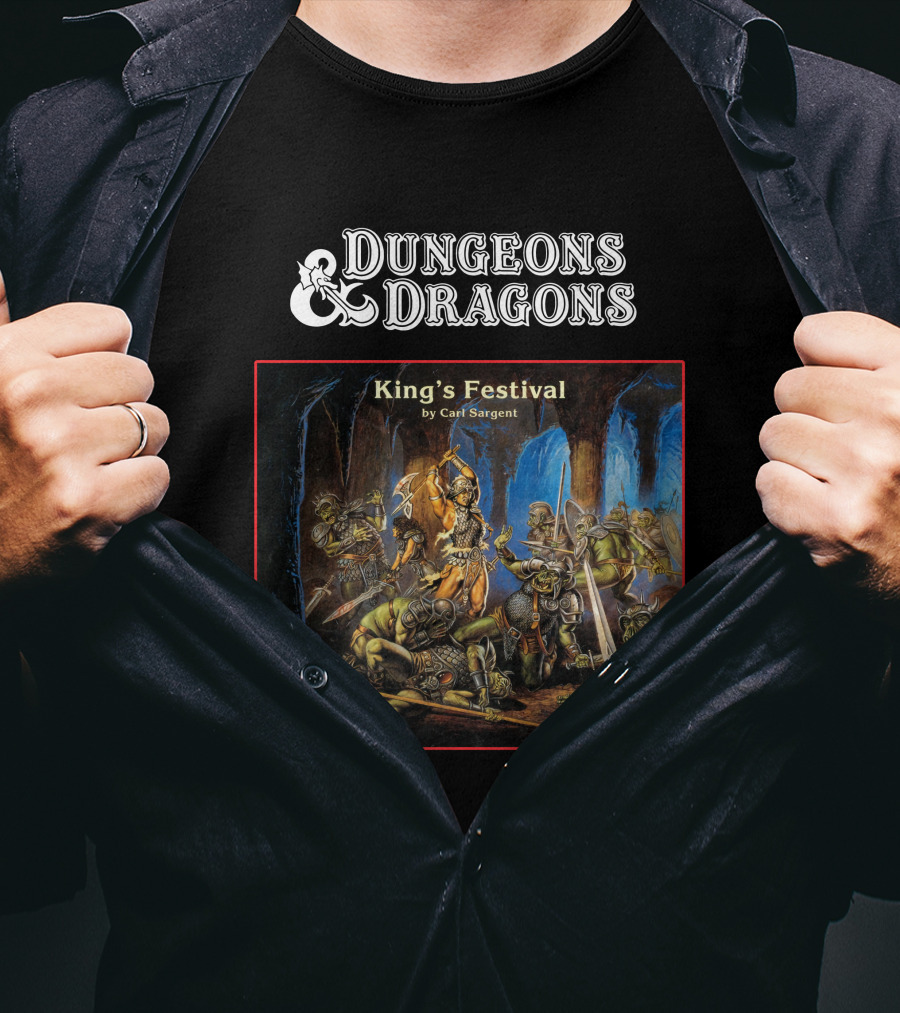 Dungeons And Dragons King's Festival By Carl Sargent T-Shirt