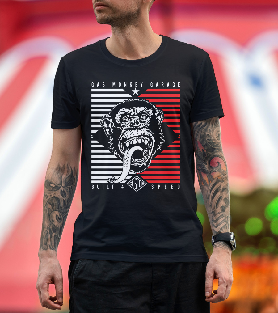 Gas Monkey Garage Built 4 Speed Custom Stryper T-Shirt