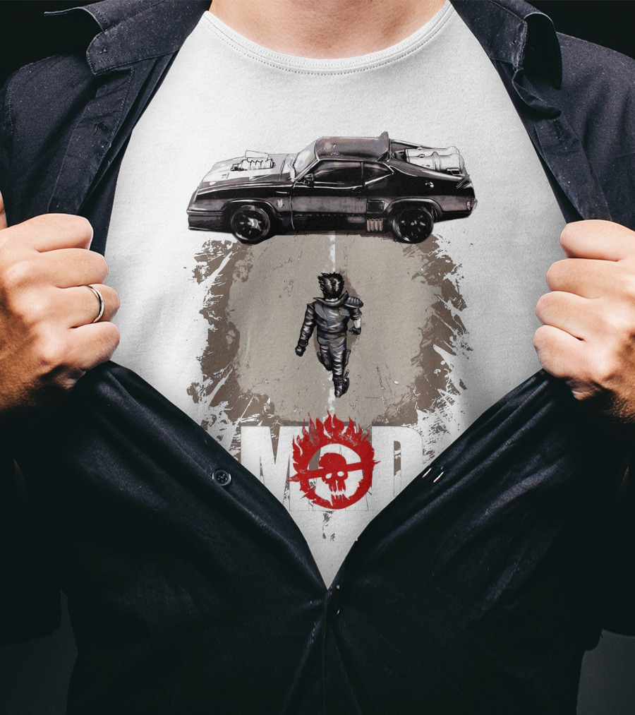 MDMX Mad Max Road Warrior Car Skull T-Shirt