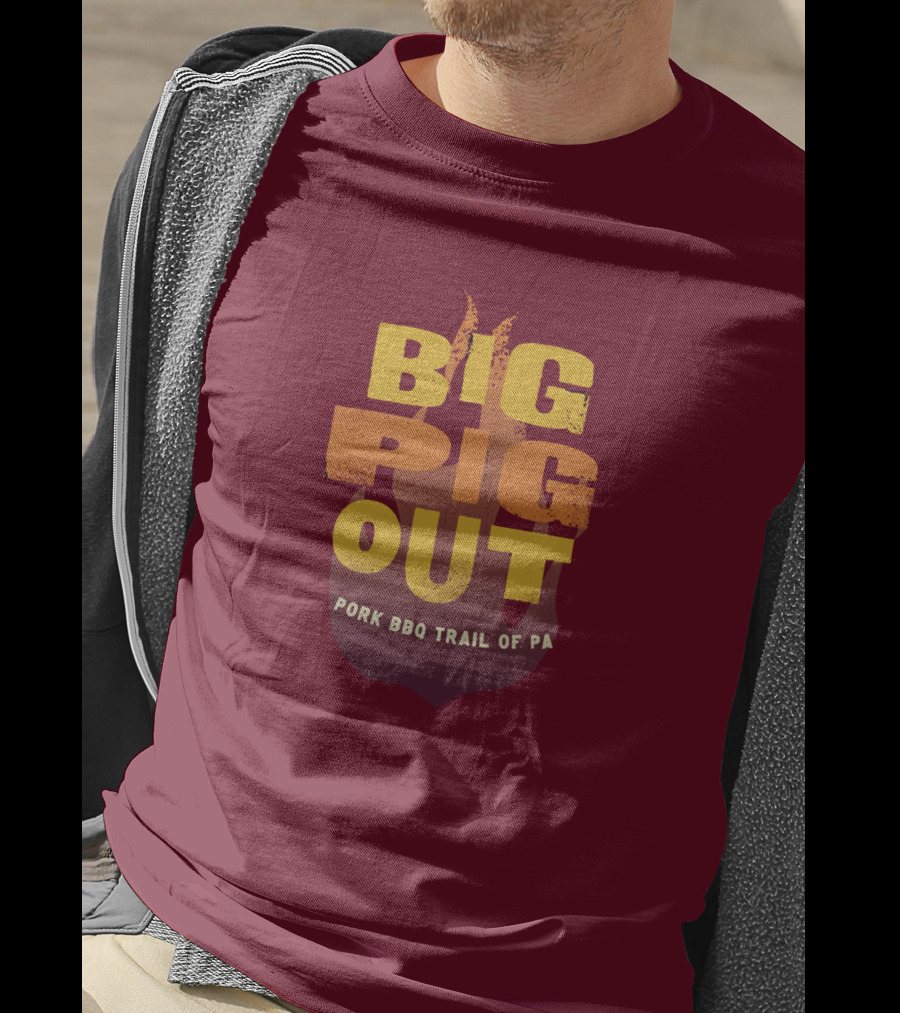Big Pig Out Pork BBQ Trail Of PA T-Shirt