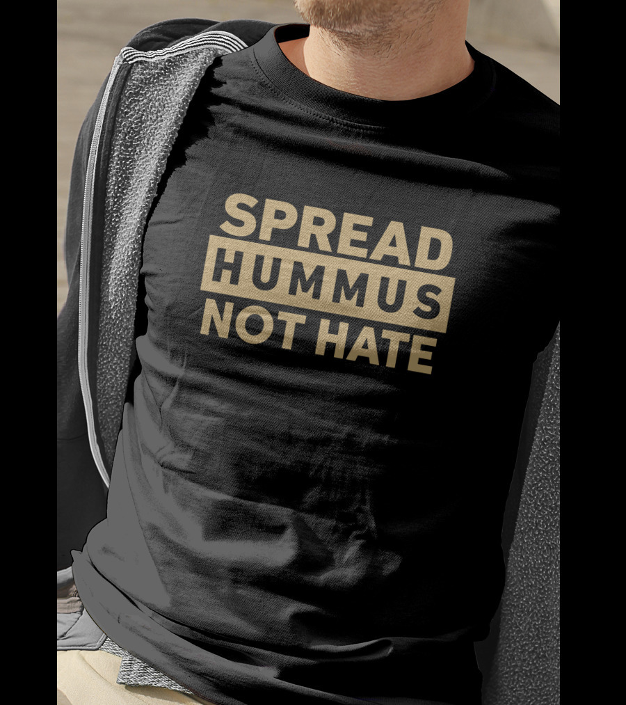 Spread Hummus Not Hate Rocco Rossi T-Shirt