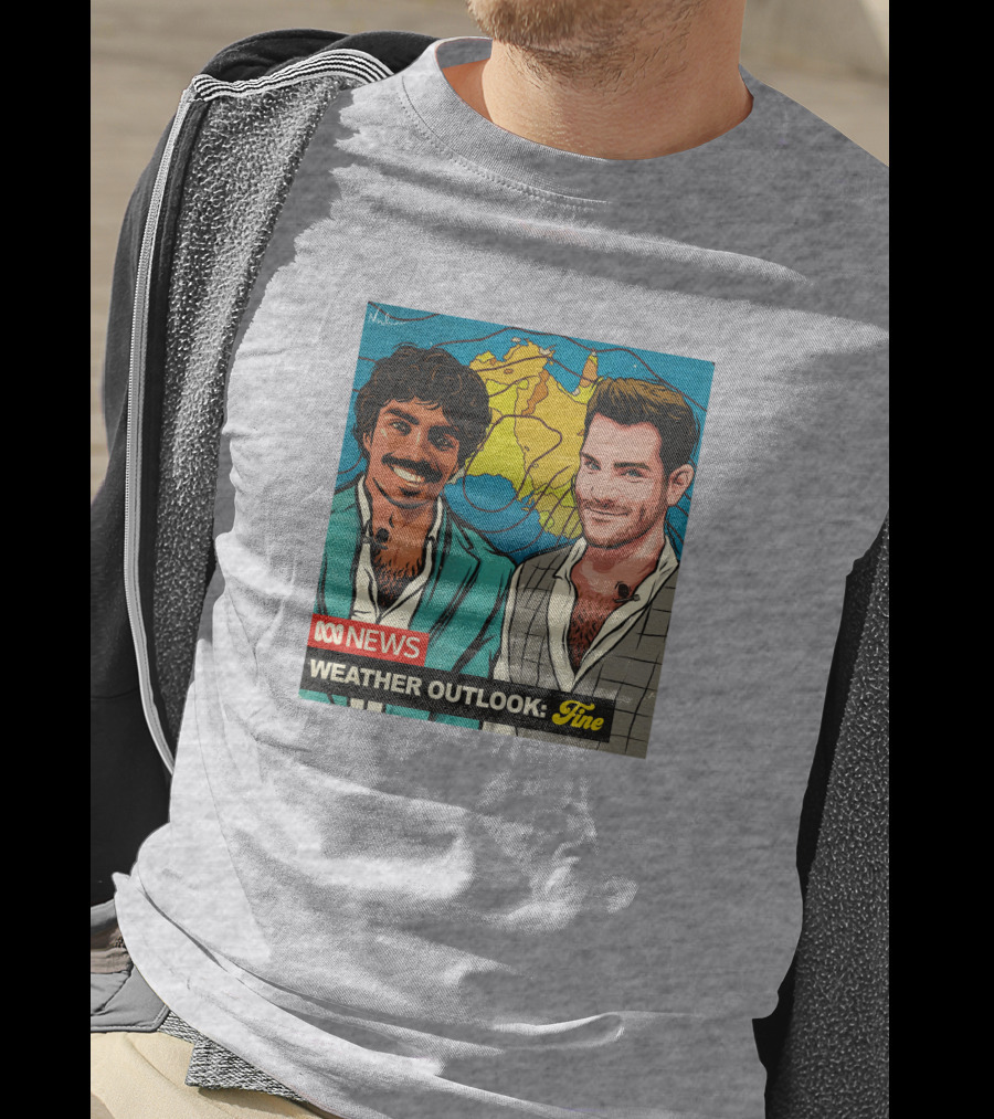 Nordacious ABC Weather News Weather Outlook Fine Rob Stott T-Shirt