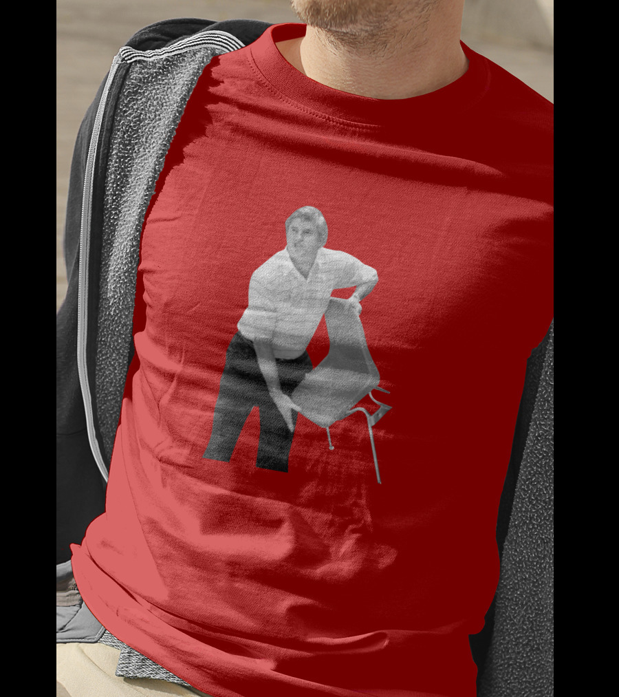Bobby Knight Chair Throw AJ Moye Basketball Moment T-Shirt