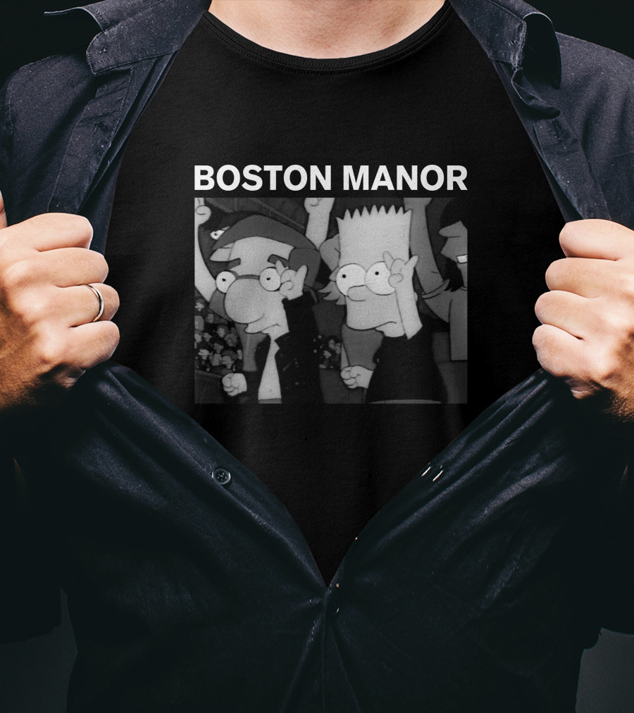 Boston Manor Simpsons Rock And Roll Band Inspired T-Shirt
