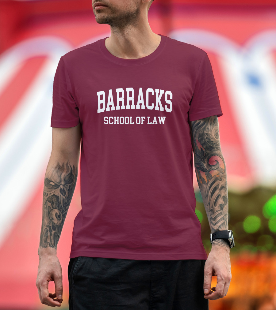 Barracks School Of Law T Glaxton KayakWolf T-Shirt