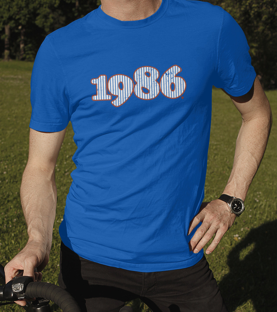 BreakingT New York Mets 1986 Lindor Game T-Shirt