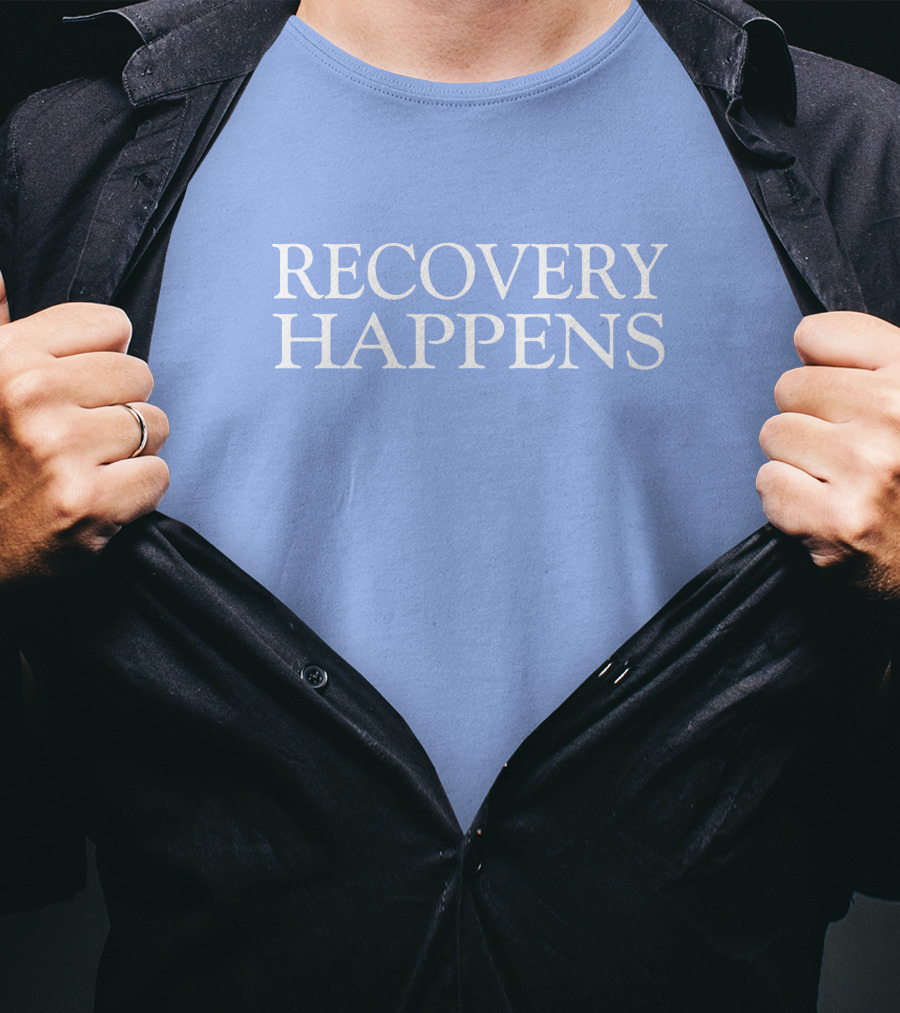 Kalamazoo Wellness Recovery Happens Kevin McLaughlin T-Shirt