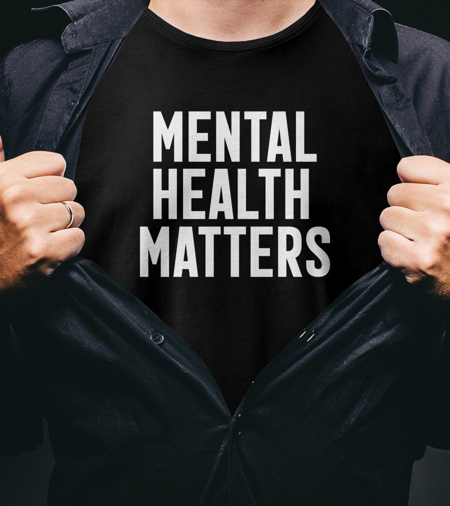 San Jose City College Mental Health Matters Awareness Message T-Shirt