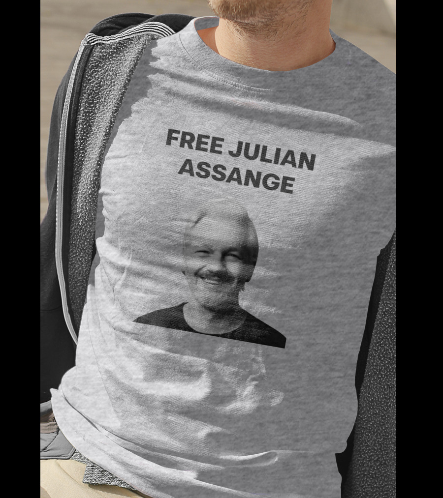 Free Julian Assange WikiLeaks Shop T-Shirt