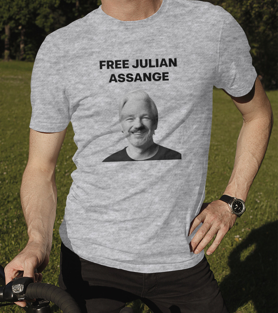 Free Julian Assange WikiLeaks Shop T-Shirt