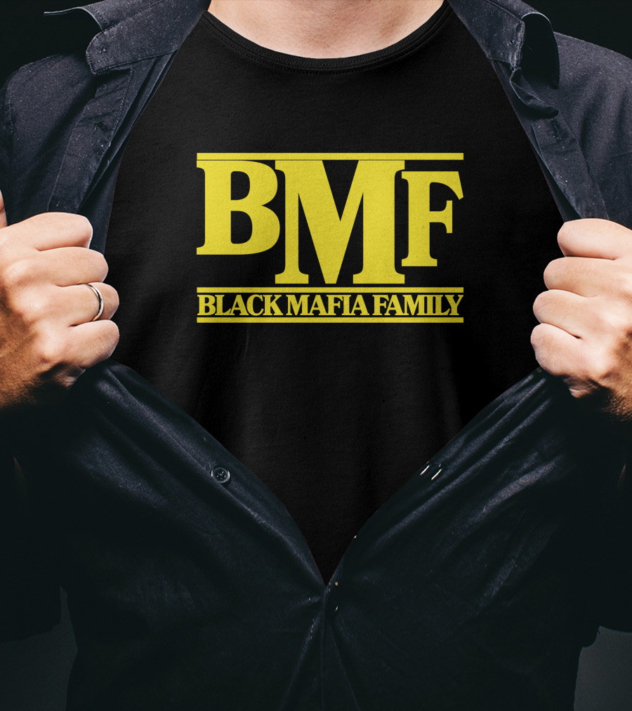 BMF Black Mafia Family 50cent Logo Merchandise T-Shirt