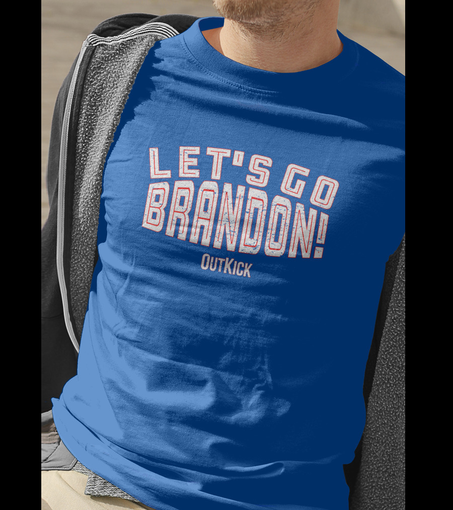 Outkick Let's Go Brandon Lay Travis T-Shirt