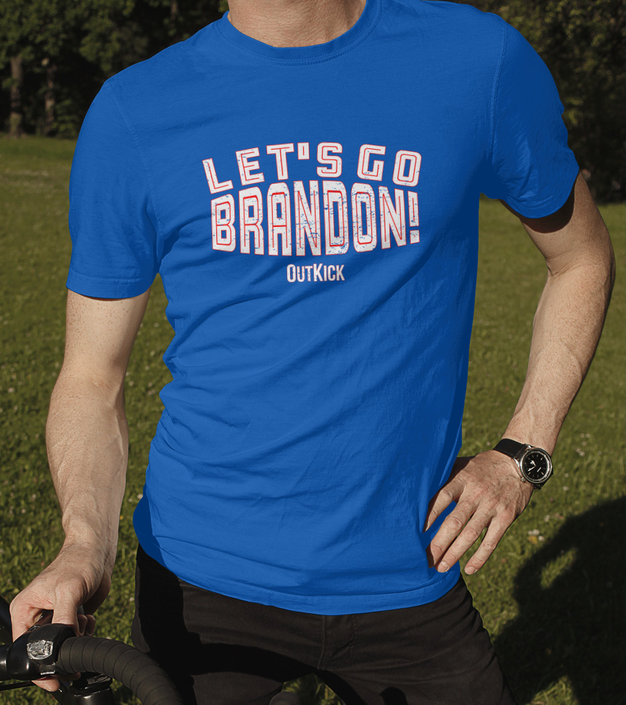 Outkick Let's Go Brandon Lay Travis T-Shirt