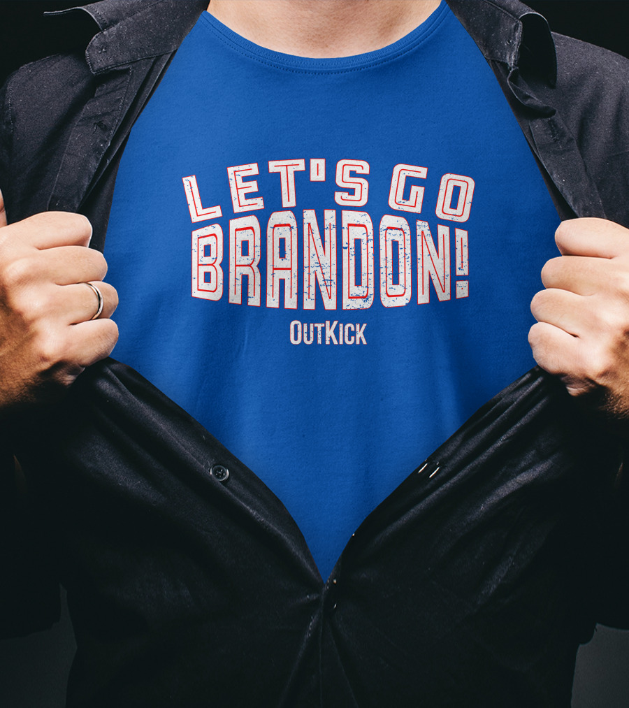 Outkick Let's Go Brandon Lay Travis T-Shirt