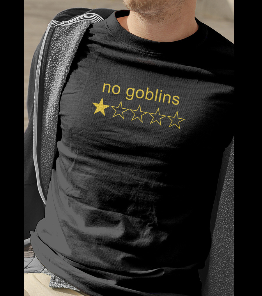 Hellier Greg Newkirk No Goblins One Star Review T-Shirt