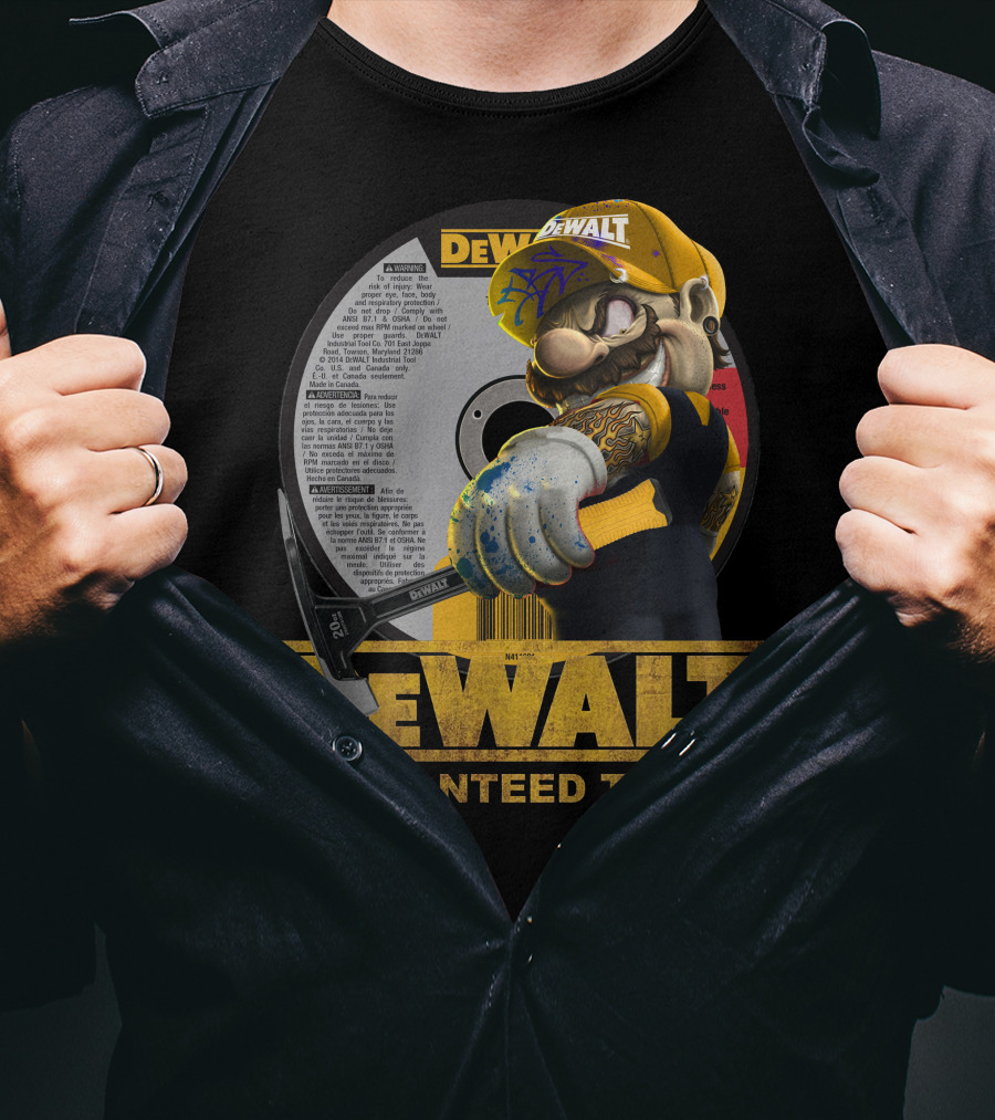 DeWalt Guaranteed Tough Mario3x4 T-Shirt