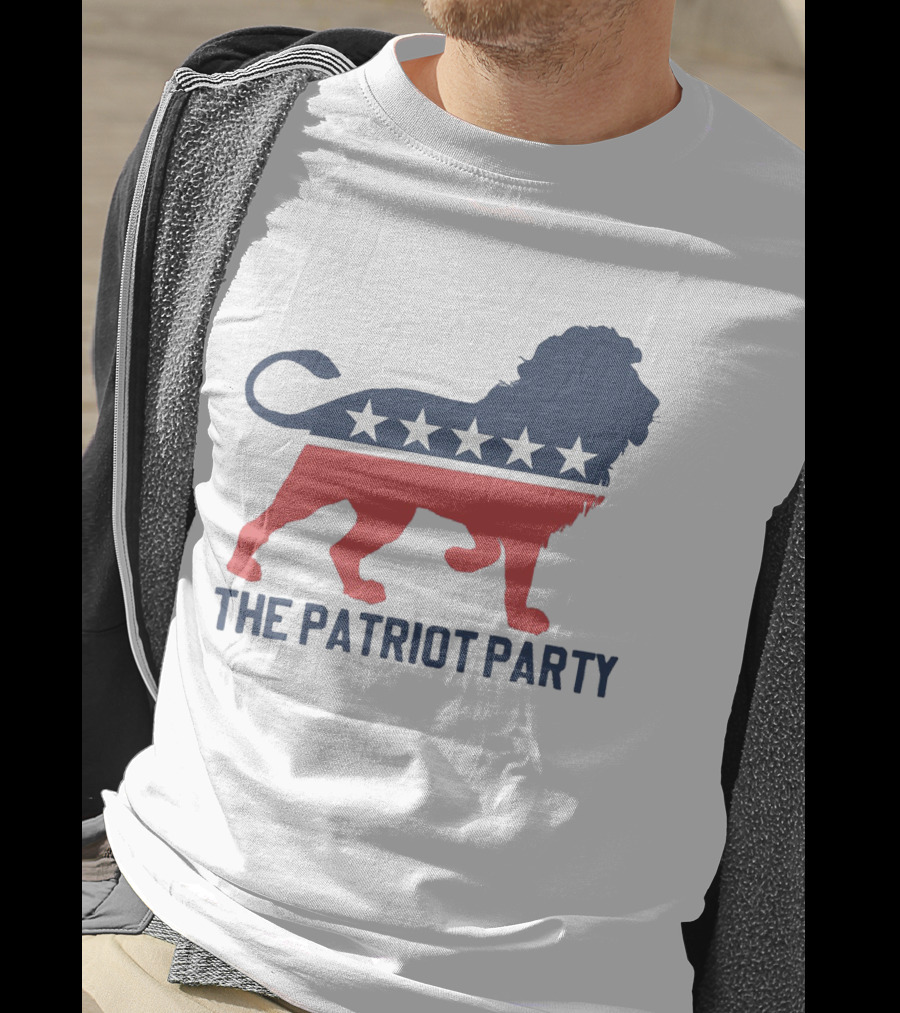 The Patriot Party Lion With Stars T-Shirt