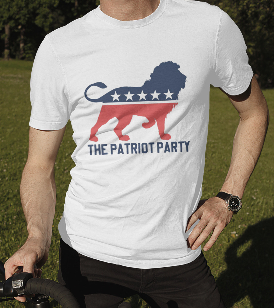 The Patriot Party Lion With Stars T-Shirt
