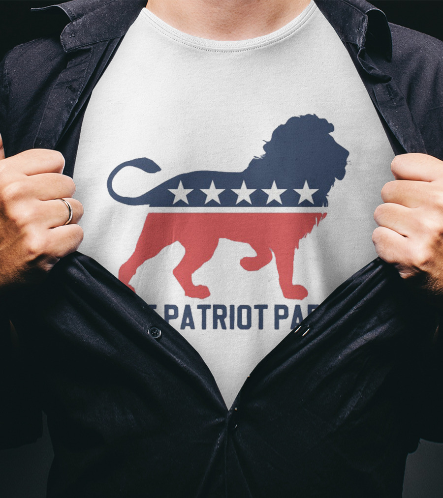 The Patriot Party Lion With Stars T-Shirt