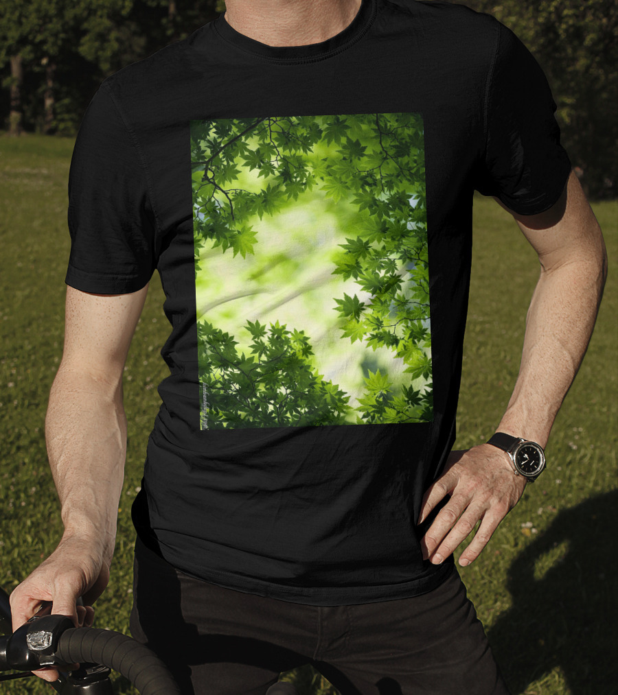 Short Lush Green Canopy Leaves T-Shirt